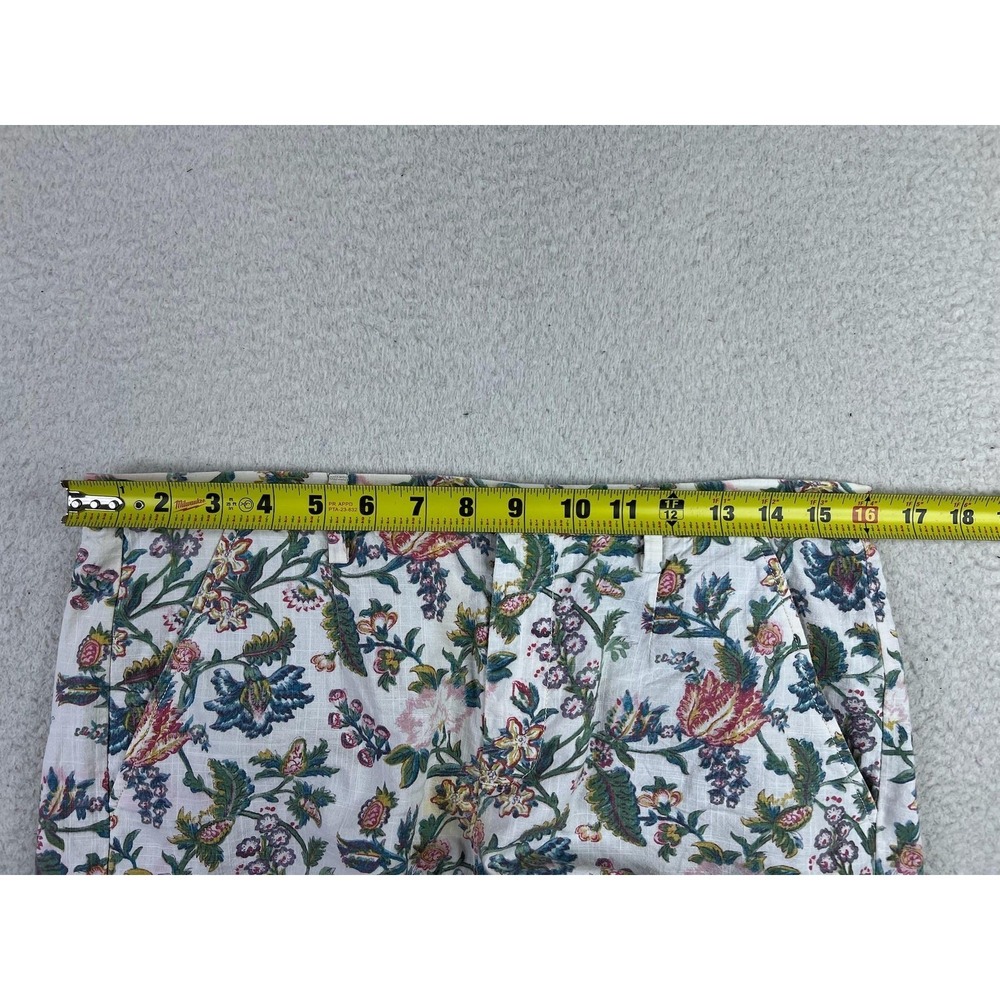 Madewell Chino Shorts Womens 8 Multicolor Floral Print Cotton 02275‎ Summer - Picture 8 of 12